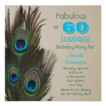 Étonnez la soixantième invitation de fête d'annive