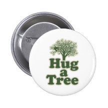 Étreignez un arbre pour le jour de la terre pin's avec agrafe