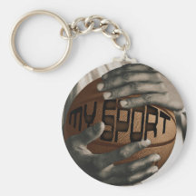 ÉTREINTE DE BASKET-BALL - MON SPORT - CADEAUX PORTE-CLÉ