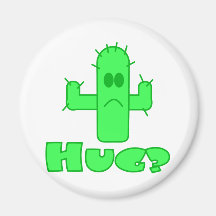 Étreinte de cactus aimants pour réfrigérateur