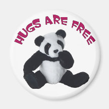 Étreinte de panda magnets