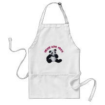Étreinte de panda tabliers