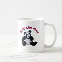Étreinte de panda tasses