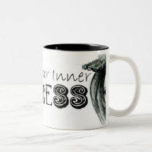 Étreinte de tasse de café votre princesse intérieu