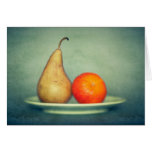 Étude de fruit cartes de vœux