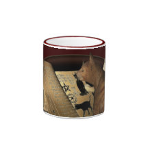 Étude des leçons de chat tasse à café