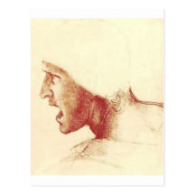 Étude d'une figure pour la bataille d'Anghiari Cartes Postales