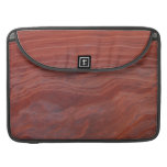 Étude rouge de couche de roche housse MacBook pro