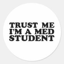 Étudiant de Med Autocollants