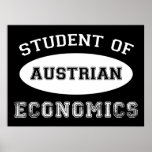 Étudiant d'économie autrichienne posters