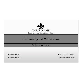 carte de visite quand on est etudiant