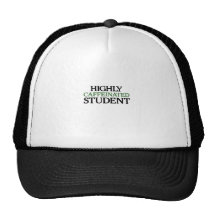 Étudiant fortement caféiné casquettes