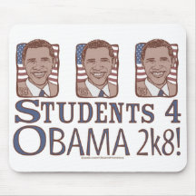 Étudiants 4 Obama Mousepad Tapis De Souris