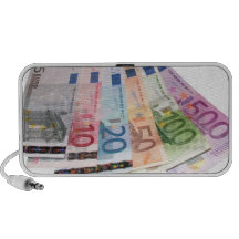 Euro billets de banque haut-parleur iPod