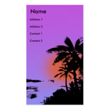 Évasion Cartes De Visite Personnelles