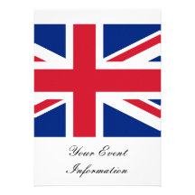Événement de partie de la Grande-Bretagne de drape Invitations