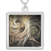 Évoluez la fractale de flamme pendentif