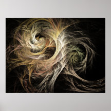 Évoluez la fractale de flamme posters