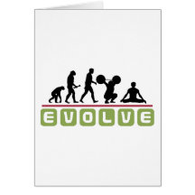 Évoluez le cadeau de yoga cartes
