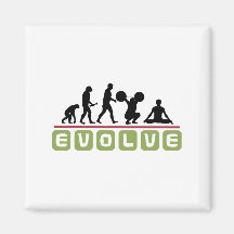 Évoluez le yoga aimant pour réfrigérateur