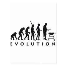 évolution barbecue carte postale