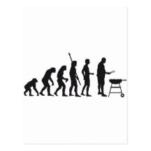 évolution barbecue carte postale