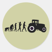 Évolution d'agriculteurs d'élever des conducteurs  autocollants