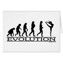 Évolution - danse carte de vœux