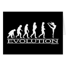 Évolution - danse carte de vœux