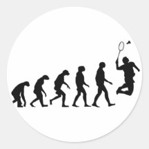 Évolution de badminton autocollants