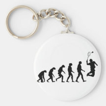 Évolution de badminton porte-clefs