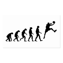 Évolution de basket-ball carte de visite