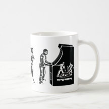 Évolution de Gamer - geek d'arcade de jeux vidéo d Mug