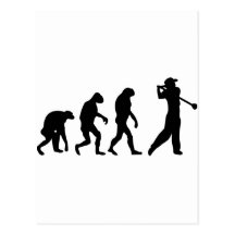 évolution de golf carte postale