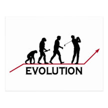 Évolution de golf cartes postales
