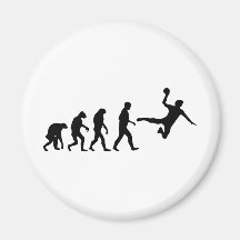 évolution de handball aimant pour réfrigérateur