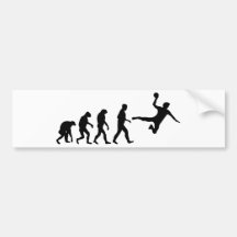 évolution de handball autocollants pour voiture