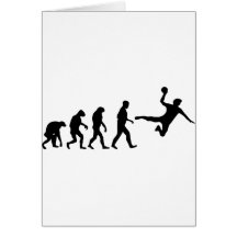 évolution de handball carte de vœux