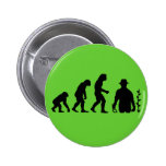 Évolution de jardinier badges avec agrafe
