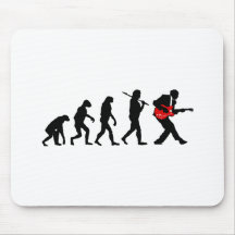Évolution de joueur de guitare tapis de souris