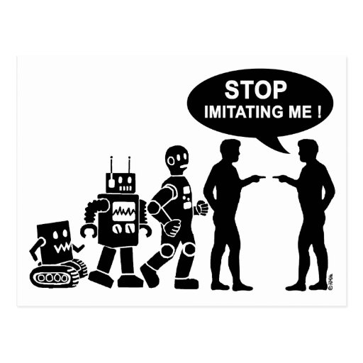 Évolution de robot cartes postales