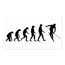 Évolution de ski carte de visite