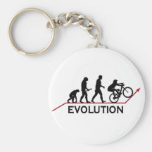 Évolution de vélo de montagne porte-clé