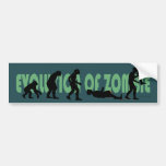Évolution de zombi adhésifs pour voiture