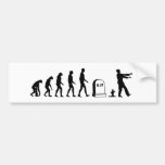 Évolution de zombi autocollant pour voiture