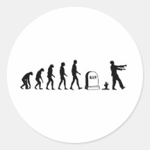 Évolution de zombi autocollants