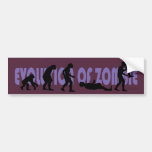 Évolution de zombi autocollants pour voiture