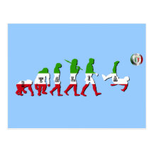 Évolution des cadeaux italiens de l'Italie Calcio  Cartes Postales