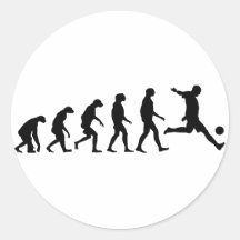 Évolution du football adhésifs ronds