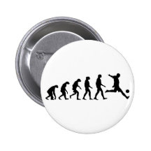 Évolution du football badge avec épingle